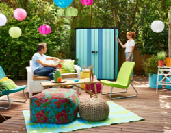 Уличный шкаф пластиковый Keter High Store Plus 1400 л