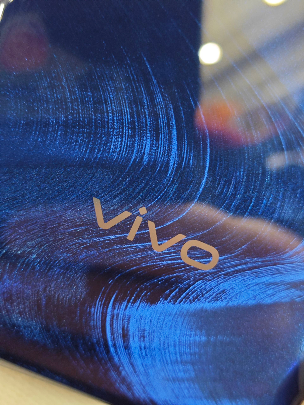 Задняя крышка ПРЕМИУM для VIVO X200 PRO (V2405A) - задняя стеклянная панель. Цвет: Синий / BLUE