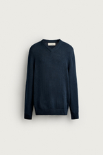 СВИТЕР КЛАССИЧЕСКОГО КРОЯ ИЗ ХЛОПКА И ЛЬНА — ZARA · 2632/309