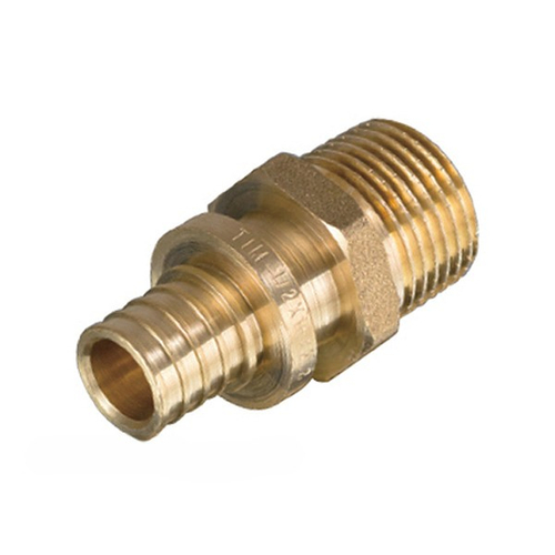 Муфта аксиальная под гильзу. 25*3.5 х 1" нар. бронза REHAU