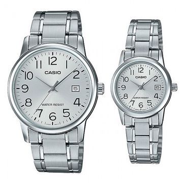 Парные часы Casio Standard: MTP-V002D-7B и LTP-V002D-7B