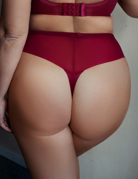 Kris Line RUBIN Стринги High Waist (Гранат)