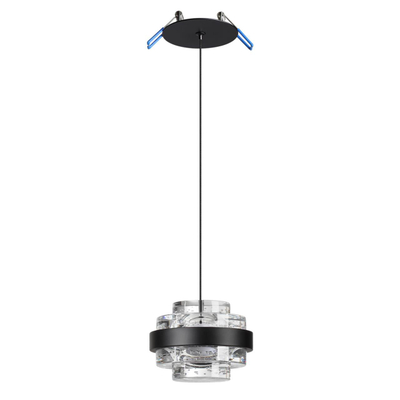 5031/6L L-VISION ODL24 513 чёрный/металл/акрил Подвес LED 6W 4000K 432лм KLOT