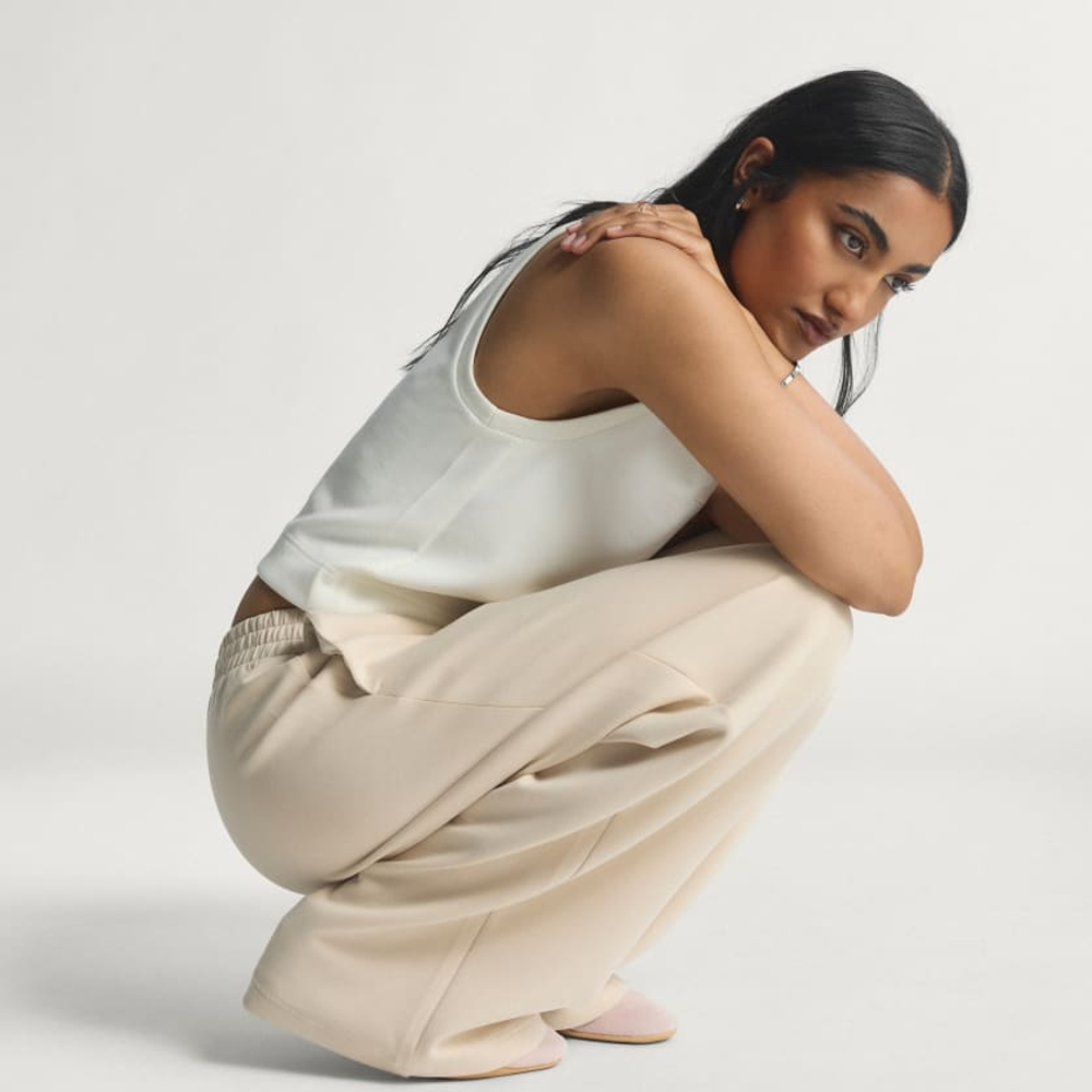 Мягкие спортивные брюки прямого кроя класса LUX - Adidas