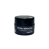 12 Гель-краска с липким слоем Vrubel Style, 5 г черная
