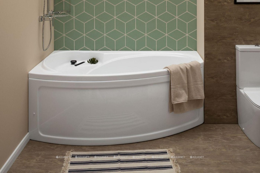 Акриловая ванна Aquanet (Акванет) Jersey 170x90 L с каркасом