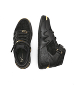 кожаные кроссовки Giuseppe Zanotti - черный(RU20038)