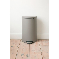 Мусорный бак с педалью 30л FB Brabantia Минерально-серый