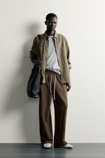 КОМБИНИРОВАННЫЕ БРЮКИ RELAXED FIT — ZARA