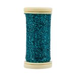 Мулине Gamma металлик M 5 мотков по 50 метров, M-139 черный/яр.бирюзовый, Gamma BRILL