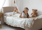 Кровать подростковая KIDI Soft размер М (бежевый)