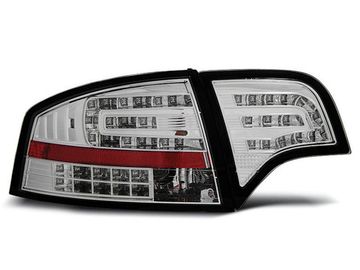 Задние фонари Audi A4 B7 sedan chrome led