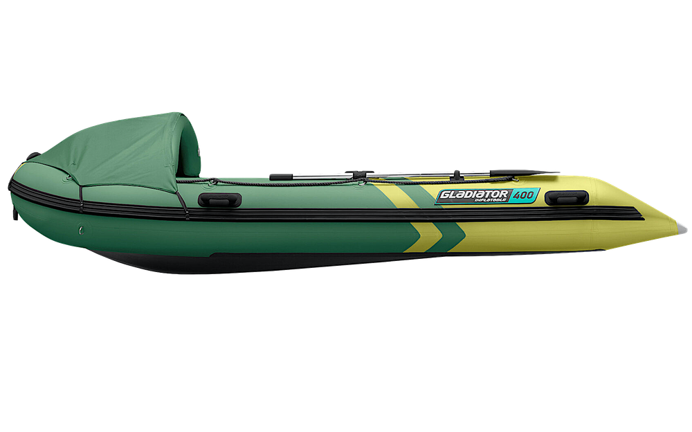 Лодка ПВХ Gladiator Active C400AL с алюминиевым полом -