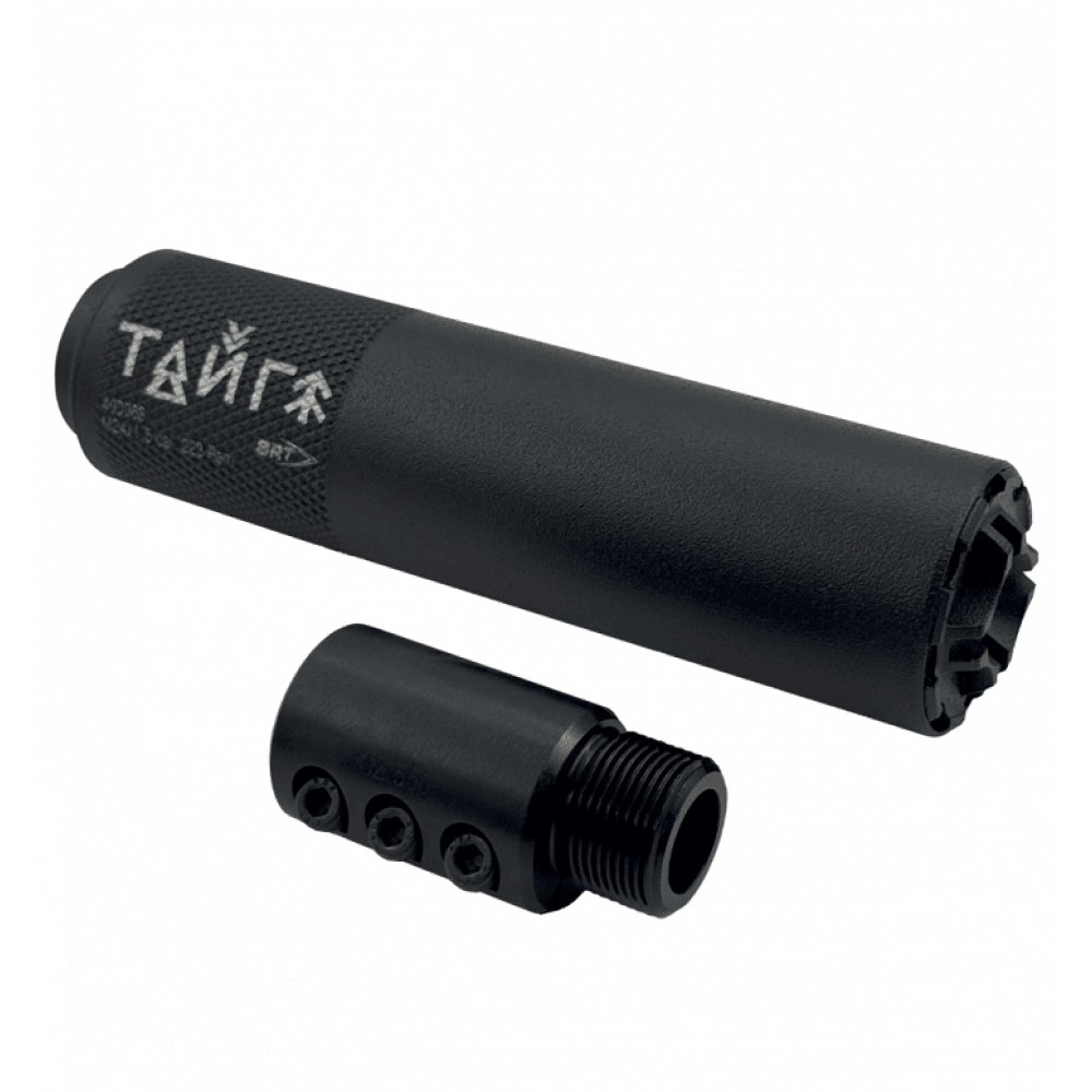 ДТК Тайга закрытого типа на карабины без резьбы (.223 Rem, 5,45х39, Прямая муфта) BRT