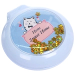 Расческа массажная складная «КОТИКИ», микс 4 дизайна, 6,5*2см (PVC коробка)