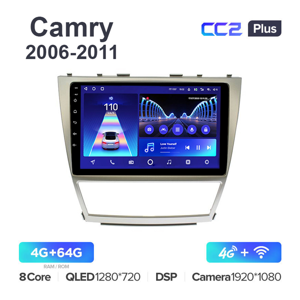 Teyes CC2 Plus 10,2"для Toyota Camry 2006-2011