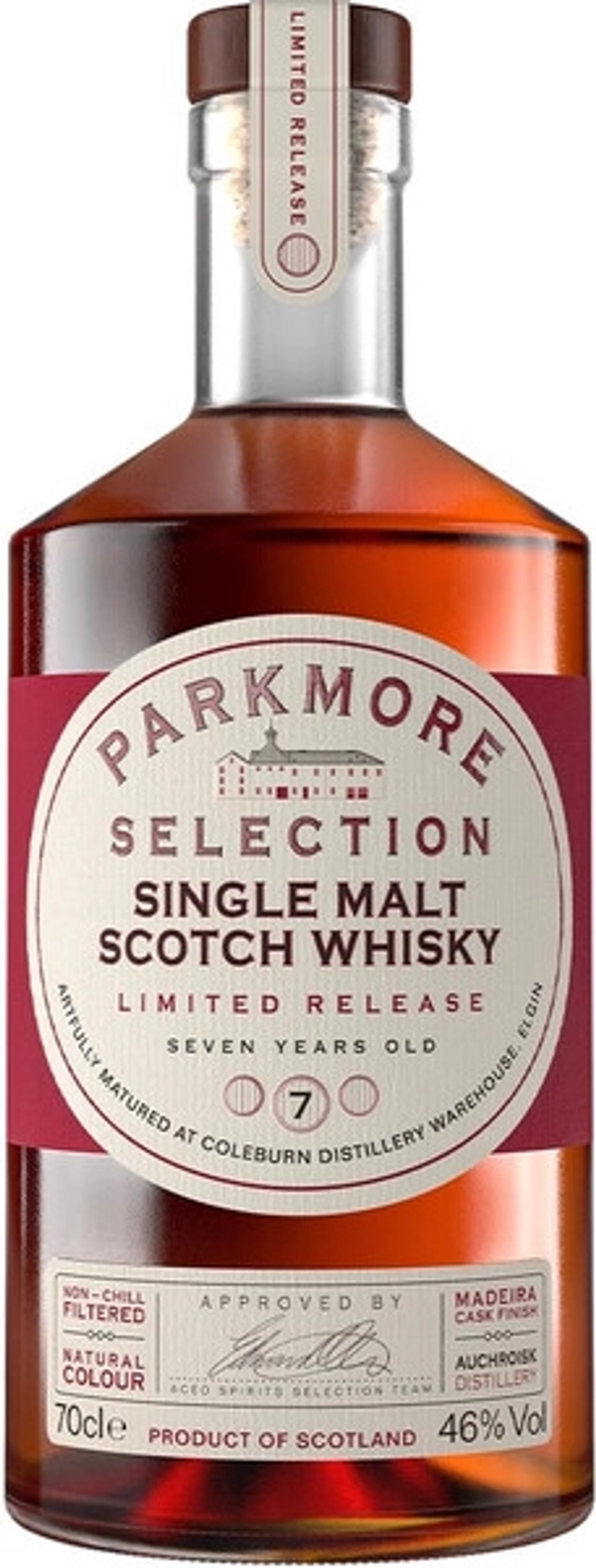 Виски Parkmore Selection Single Malt 7 Years Old, 0.7 л