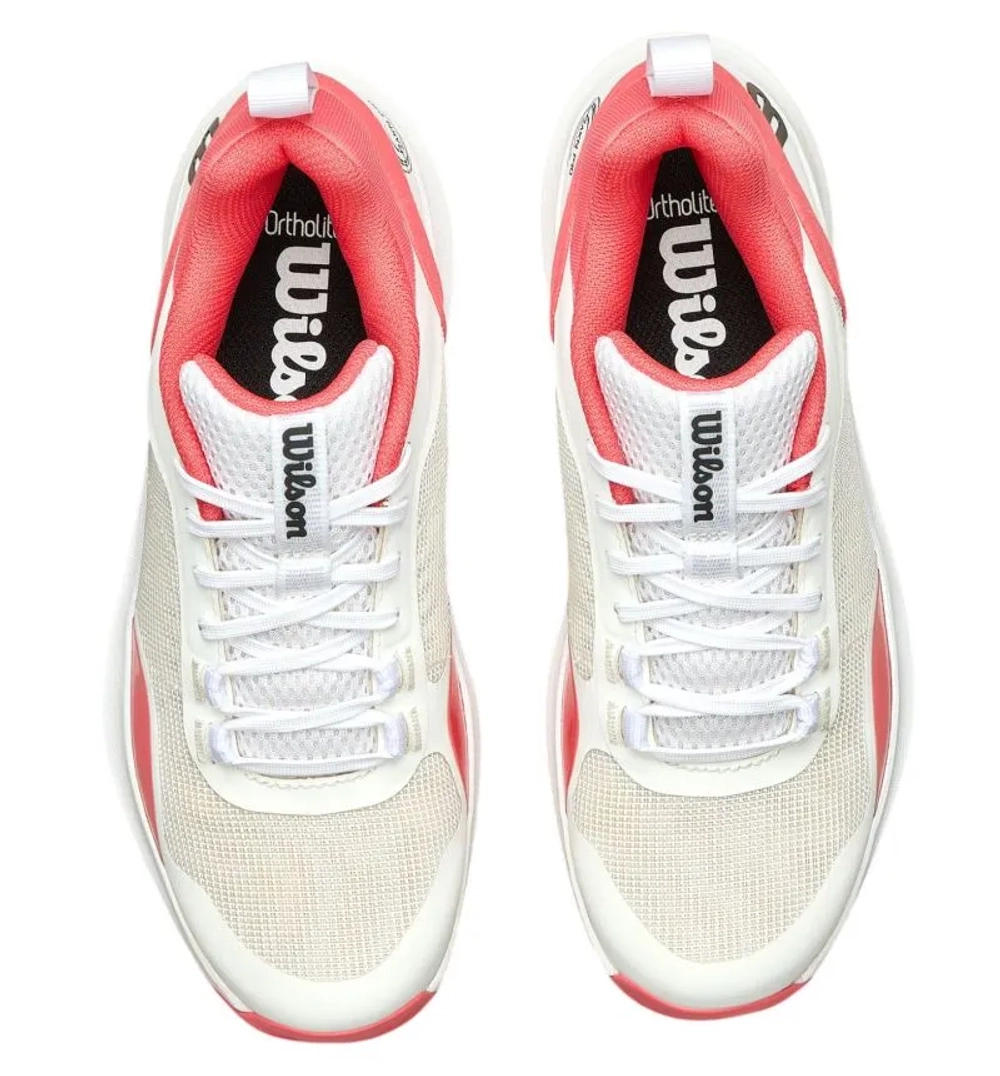 Женские кросовки для Padel Wilson Hurakn Pro V2 - white/white/dubarry