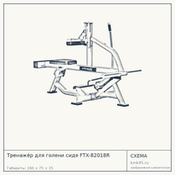 Тренажёр для голени сидя FTX-82018R — от 101 000 ₽