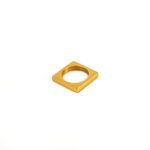Кольцо square gold