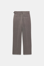 БРЮКИ В ПОЛОСКУ С ЗАЩИПАМИ — ZW COLLECTION — ZARA