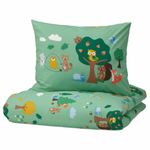 Комплект постельного белья IKEA BRUMMIG (БРУММИНГ), Детский, Разноцветный, 150x200, 50x80 см