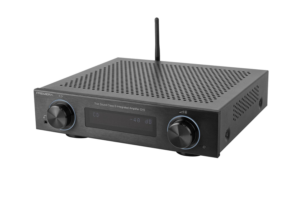 Premiera D1S Black — интегральный стереоусилитель класса D с сетевым проигрывателем