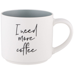 Кружка "I need more coffee" 470мл