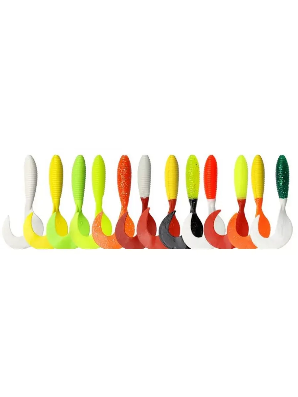 Мягкая приманка твистер FishingFever ARGO 6,0cm,2,0g,уп 6 шт