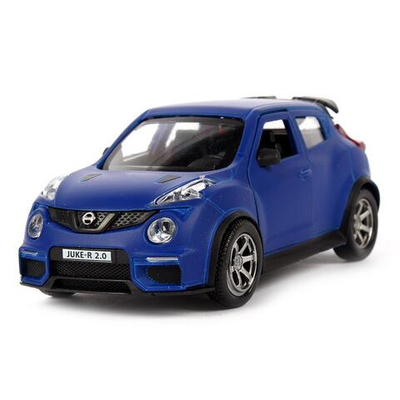 Модель ин. мет. "Nissan Juke-R 2.0 Soft" 12см, двер, багаж, синий, коробка JUKE-12FIL-BU (Технопарк)