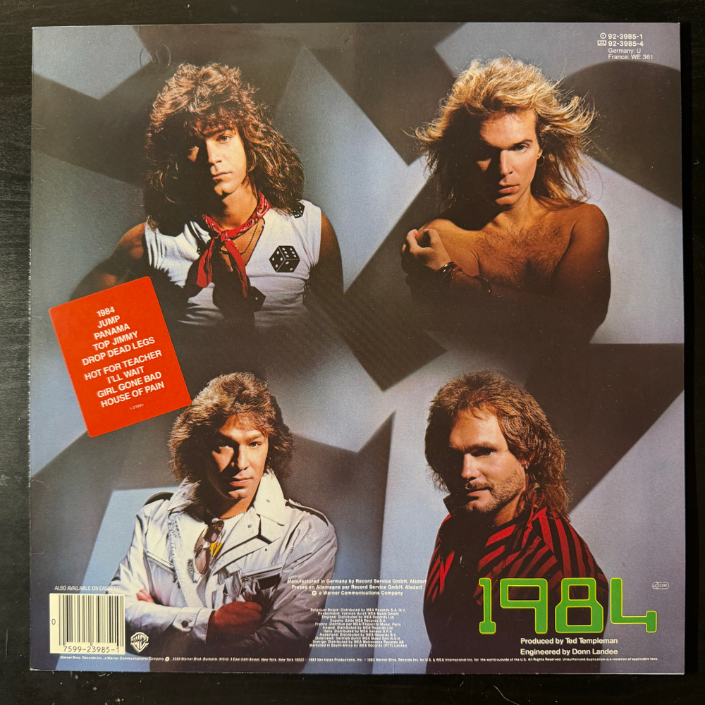 Van Halen - 1984 (Германия 1984г.)