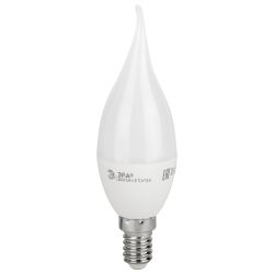 Лампа светодиодная ЭРА RED LINE LED BXS-8W-840-E14 R 8Вт свеча на ветру нейтральный белый свет Е14 | Лампы cветодиодные Свеча (B/C)