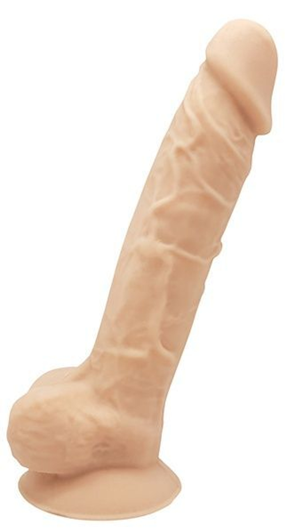Телесный реалистичный фаллоимитатор DILDO 7INCH FLESH - 17,7 см. (Цвет: телесный)