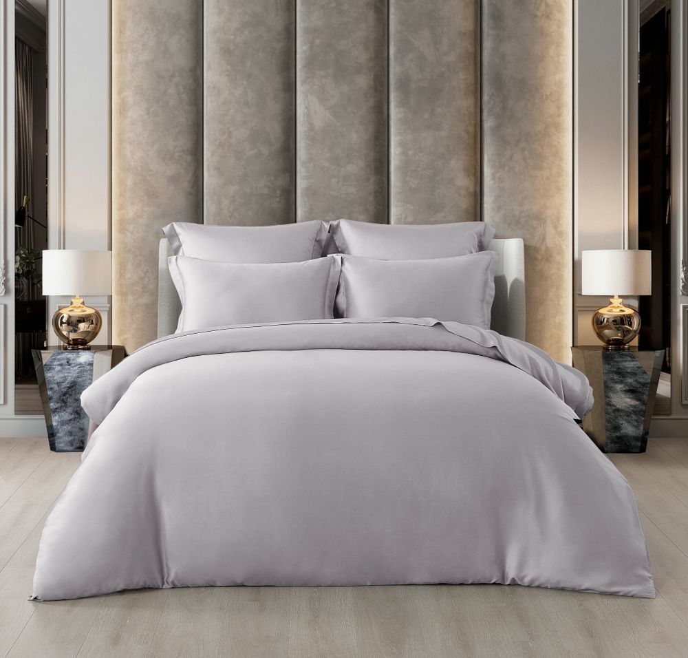Постельное белье 2 спальное евро Luxe Dream Sensa Pure White T1037E