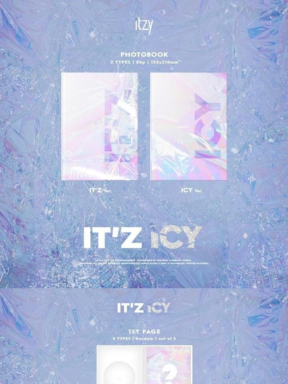 Альбом ITZY - It'z Icy Album 2 Version SET