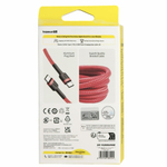 Кабель-зарядка Type-C на Type-C Baseus Cafule series PD2.0 2м (CATKLF-H09) черно-красная