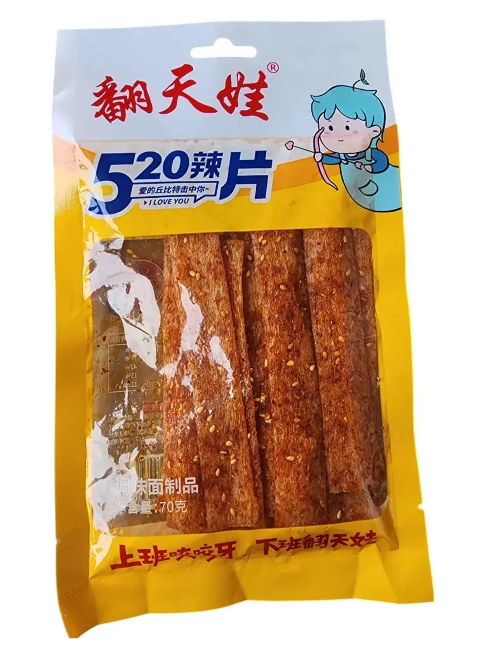 Латяо острые полоски с кунжутом 70 г * 3 шт
