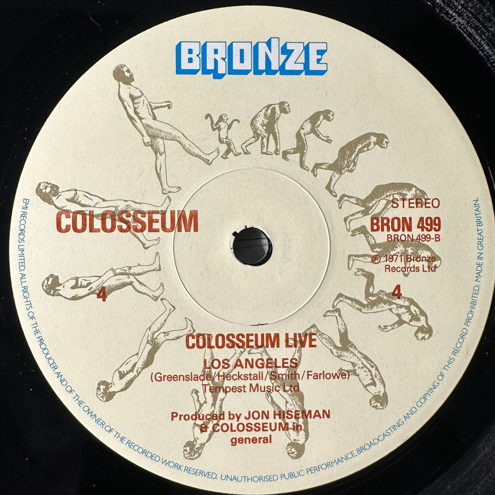 Colosseum ‎– Colosseum Live 2LP (Англия)