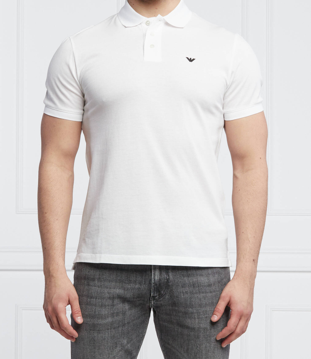 поло Emporio Armani - белый(8N1FQ2 1JTKZ)