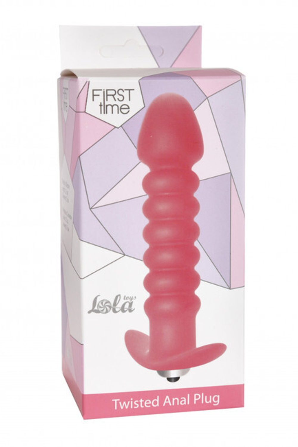 Анальная пробка с вибрацией Twisted Anal Plug Pink (11 см , розовый) (Цвет: розовый)
