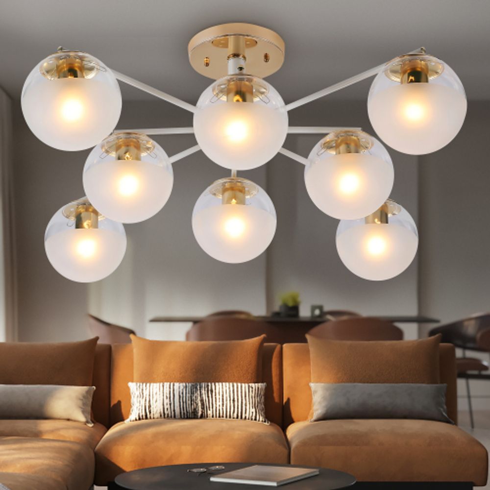 Люстра Rivoli Umbra 3129-308 8 х Е27 40 Вт модерн | Модерн