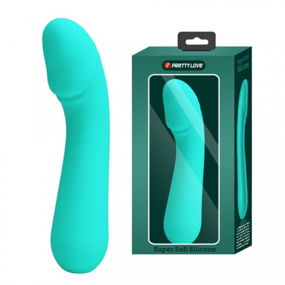 Вибратор Cetus Super Soft (15 см) бирюзовый