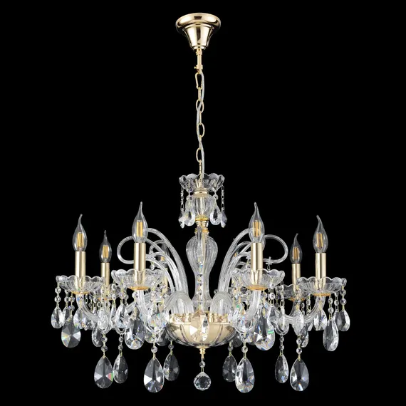 Подвесная люстра Monica MONICA SP8 GOLD Crystal Lux