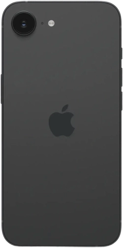 Смартфон Apple A3409 iPhone 16e 128Gb черный моноблок 3G 4G 1Sim 6.1" 1170x2532 iOS 18 48Mpix 802.11 a/b/g/n/ac/ax NFC GPS Protect