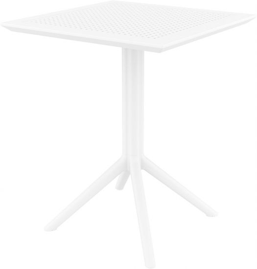Стол пластиковый складной Sky Folding Table 60 белый Siesta Contract Турция