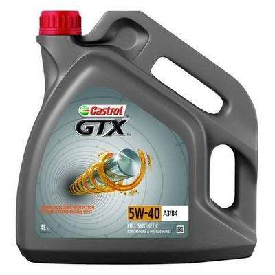 Масло моторное CASTROL GTX 5W-40 синтетическое 4 л 15B9F5