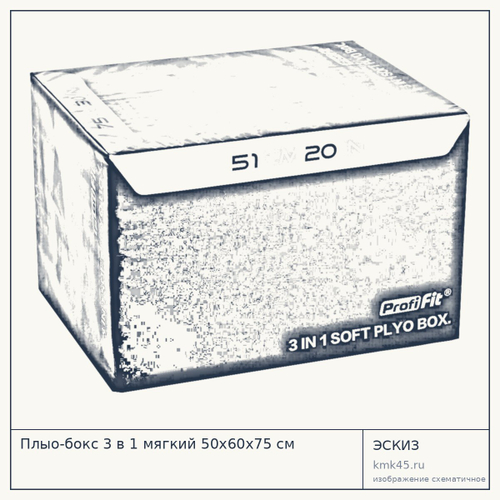 Плыо-бокс 3 в 1 мягкий 50х60х75 см — от 20 000 ₽