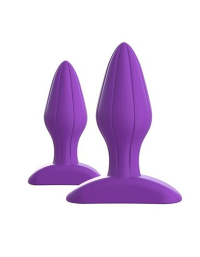 Набор анальных пробок с рельефом Fantasy For Her Her Designer Love Plug Set (Цвет: фиолетовый)