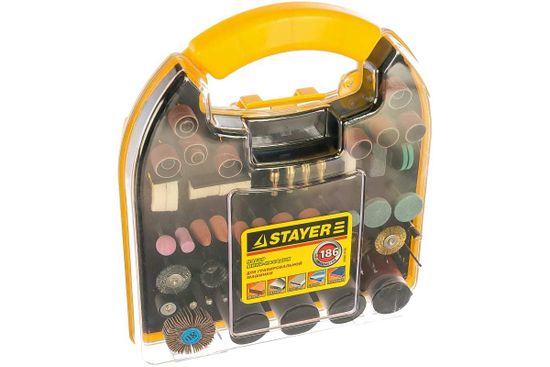 Набор STAYER для гравера 186 пр, пласт.кейс 29900-Н186