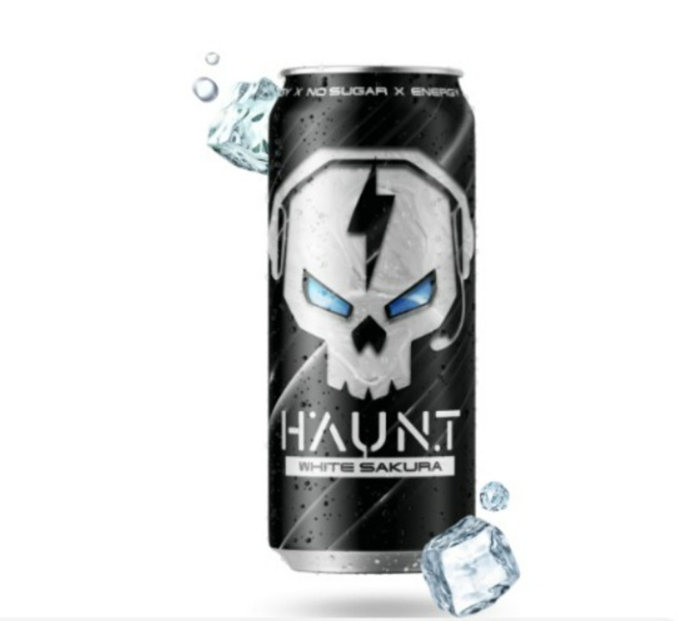 Тонизирующий напиток HAUNT Белая сакура  ж/б  0,450л х 12шт  АТ